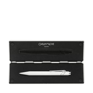 Caran d'ache, CARAN D'ACHE Roller 849 0.7mm 846.502 weiss, mit Metalletui, Caran d'Ache Roller 849, 0.7mm, weiss, mit Metalletui, 846.502