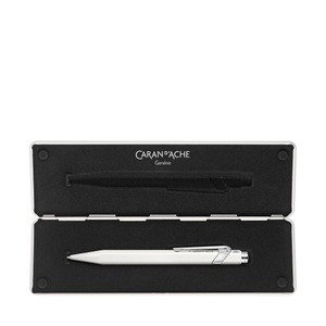 Caran d'ache, CARAN D'ACHE Roller 849 0.7mm 846.502 weiss, mit Metalletui, Caran d'Ache Roller 849, 0.7mm, weiss, mit Metalletui, 846.502
