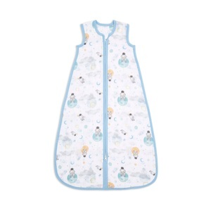 Aden + Anais, Sommer-schlafsack Unisex Multicolor 0-6M, Musselin-Schlafsack SPACE EXPLORERS in blau