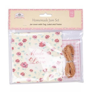 Manor, Manor - Etiketten für Einmachgläser, 9cm, Pink, Manor - Etiketten für Einmachgläser, 9cm, Pink
