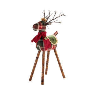 STT, Lichtobjekt Reindeer Jeffrey 70, Rentier Jeffrey rot