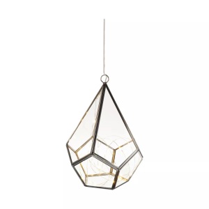 STT, Lichtobjekt Glass Drop 23, STT - Lichtobjekt, 15.5X15.5X23CM, Silber