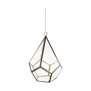 STT, Lichtobjekt Glass Drop 23, STT - Lichtobjekt, 15.5X15.5X23CM, Silber