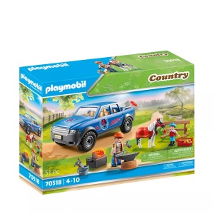 PLAYMOBIL, Playmobil® Country Mobiler Hufschmied 70518, 70518 Country Mobiler Hufschmied, Konstruktionsspielzeug