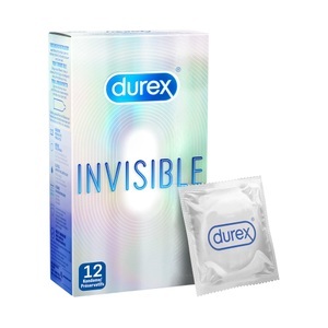 Durex, Durex Präservative Invisible 12 Stück, Durex Präservative Invisible 12 Stück