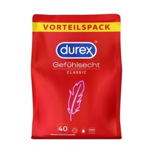 Durex, Gefühlsecht (40er Pack), Durex Gefühlsecht Classic 40 Stück