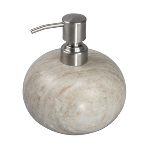 Pfister, Pfister - Seifenspender LUKE - Stein - beige - 12/13.3 cm, Seifenspender LUKE - beige - Stein - 12/13.3 cm