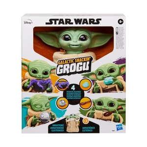 Hasbro, Star Wars Galactic Snackin’ Grogu, Spielfigur, Hasbro - Star Wars Galactic Snackin? Grogu, Multicolor