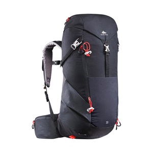 QUECHUA, Wanderrucksack Unisex Schwarz L, 