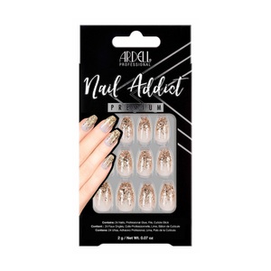 Ardell, Ardell Ardell Nail Addict Dripping in Gold kunstnaegel 27.0 pieces, Nail Addict - Premium Dripping In Gold