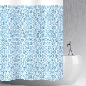 Manor, Manor - Duschvorhang, 120X200CM, Blau, Manor - Duschvorhang, 120X200CM, Blau