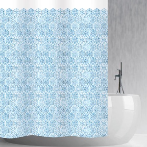Manor, Duschvorhang Amina, Manor - Duschvorhang, 180X180CM, Blau