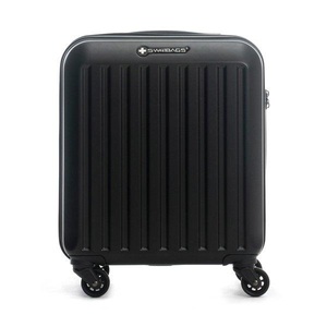 Swissbags, Hartschalenkoffer, Spinner Unisex Schwarz 45cm, Cosmos NG - Underseat Trolley in Schwarz