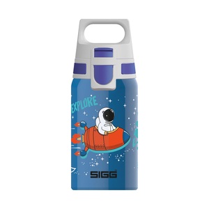 SIGG, SIGG - Trinkflasche SHIELD ONE - Edelstahl - türkis/dunkelorange - 18.4 cm, Sigg Shield One Atlantis Trinkflasche mint