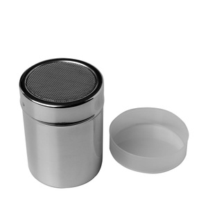 RBV Birkmann, RBV-Birkmann - Zuckerstreuer EASY BAKING - Edelstahl - chromfarbig - 8 cm, BIRKMANN - Puderzuckerstreuer, 225ml, Chrom