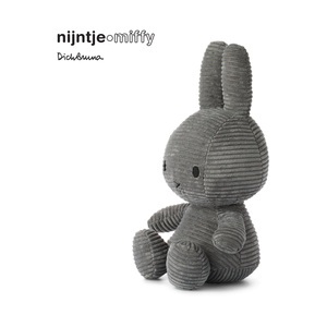 Bon Ton Toys, Bon Ton Toys Miffy Kordsamt, dunkelgrau, 33 cm, Bon Ton Toys - Miffy Kordsamt, 33cm, Dunkelgrau