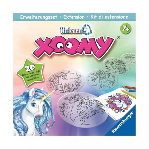 RAVENSBURGER SPIELEVERLAG, Ravensburger Xoomy Erweiterungsset Unicorn 18134 - Zauberhafte Einhörner zeichnen lernen, Kreatives Zeichnen und Malen für Kinder ab 7 Jahren, Ravensburger Xoomy Erweiterungsset Unicorn - Zauberhafte Einhörner zeichnen lernen