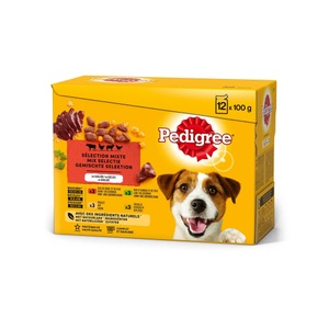 Pedigree, Pedigree Ragout Favourites 12x100g, Pedigree Hundefutter in Gelee Selektion 12x100g