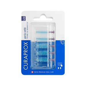 Curaprox, Curaprox CPS 408 Perio Interdentalbürsten refill deep violet 5 Stück, Curaprox CPS Perio Interdentalbürste Refill 408