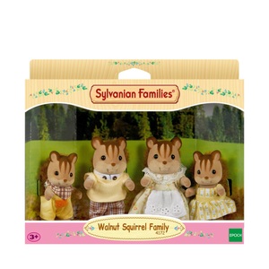 Sylvanian families, Sylvanian Families Walnuss Eichhörnchen FAMILIE KNACKS, Sylvanian Families Spielfigur »Walnuss Eichhörnchen Familie«