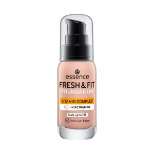 essence cosmetics, essence cosmetics - Fresh & Fit Foundation (FO0171FFFSB40), Essence - Fresh & Fit Foundation Foundation, 30 ml, Sun Beige