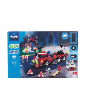 Plus-Plus, Plus-Plus Feuerwehrauto 500 Teile, Plus-Plus - 500 Kreativ Bausteine Feuerwehrauto