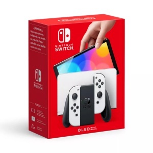 Nintendo, Switch (OLED-Modell) - Spielekonsole - Weiss/Schwarz, Nintendo Switch (OLED-Modell) Weiss Nintendo Switch HW