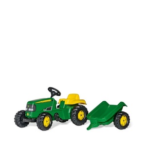 undefined, Traktor John Deer Mit Anhänger, rolly toys® Trettraktor »John Deere«, mit Trailer