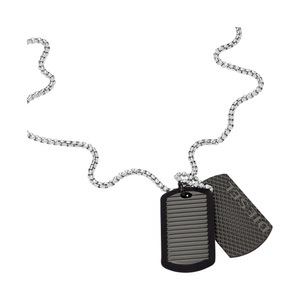 Diesel, Halskette Damen Anthrazit ONE SIZE, Diesel DX1314040 Halskette