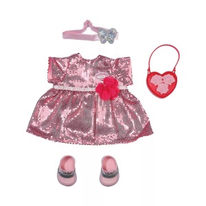 Baby Annabell, Baby Annabell Puppenkleidung »Deluxe Glamour, 43 cm«, (Set, 5 tlg.), mit glitzernden Pailetten, Baby Annabell® Deluxe Glamour (43cm)