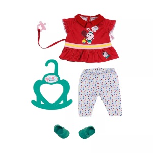 Baby Born, Baby Born Puppenkleidung »Little Sport Outfit rot, 36 cm«, (Set, 6 tlg.), BABY born® Little Sport Outfit (36cm) in rot