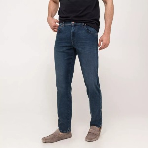 Wrangler, Jeans Herren Blau L32/W36, Wrangler - Jeans, für Herren, Blau, Größe W36/L32