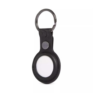 undefined, AirTag Leder Anhänger, Apple - AirTag Ring Leather, Anhänger für Keyfinder, Black