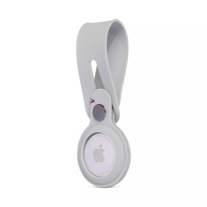 undefined, AirTag Silikon Anhänger, Apple - AirTag Loop Silicone, Anhänger für Keyfinder, Grau