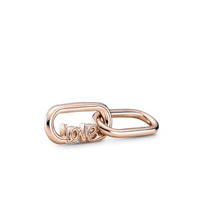 Pandora, Charm Damen Roségoldfarben ONE SIZE, Pandora Me Zwischenelement Silber Damen