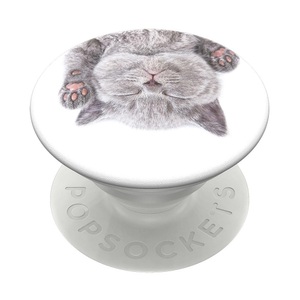 POPSOCKETS, Popsockets 800947 Cat Nap - Handy Griff und Ständer (Mehrfarbig), POPSOCKETS - Cat Nap PopGrip Handy-Griff PopSockets, Weiss Bunt