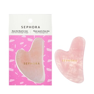 SEPHORA, Rose Quartz Gua Sha Damen, SEPHORA - Gua Sha Quartz Rose Gesicht und Hals, 1 Stück