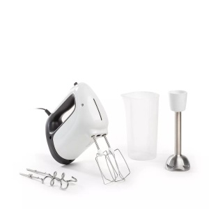 Moulinex, MOULINEX HM4621CH - Handmixer (Weiss/Schwarz), Moulinex Handmixer Prep'Mix+ HM4621 Weiss