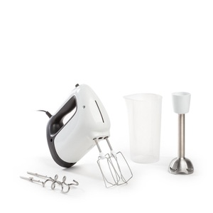 Moulinex, MOULINEX HM4621CH - Handmixer (Weiss/Schwarz), Moulinex Handmixer Prep'Mix+ HM4621 Weiss