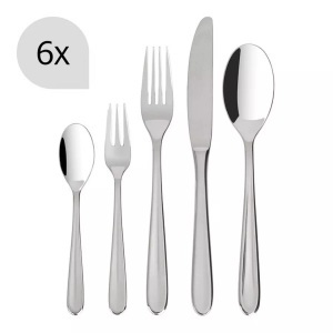 SOLA, Besteck-Set, 30-teilig Giulia, Sola - Besteck-Set, 30-teilig, Chrom