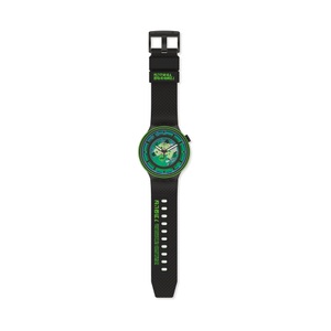 Swatch, Uhrenset Damen Grün 47mm, Swatch Big Bold Uhren