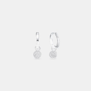 AMOR, Amor Creolen Damen Silber 26mm, Amor - Creolen, 26mm, Silber