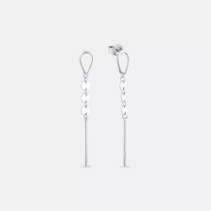 AMOR, Amor Ohrhänger Damen Silber ONE SIZE, Amor - Ohrhänger, One Size, Silber