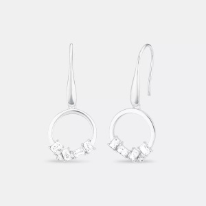 AMOR, Amor Ohrhänger Damen Silber ONE SIZE, Amor - Ohrhänger, One Size, Silber