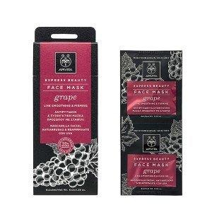 Apivita, Apivita Line Smoothing & Firming Face Mask with Grape 16ml, APIVITA EXPRESS BEAUTY Augenmaske Grape