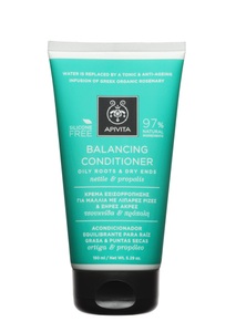 Apivita, Apivita Balancing Conditioner for Oily Roots & Dry Ends with Nettle & Propolis 150ml, APIVITA Conditioner für fettigen Ansatz und trockene Spitzen