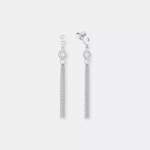 AMOR, Amor Ohrhänger Damen Silber ONE SIZE, Amor - Ohrhänger, One Size, Silber