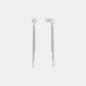 AMOR, Amor Ohrhänger Damen Silber ONE SIZE, Amor - Ohrhänger, One Size, Silber