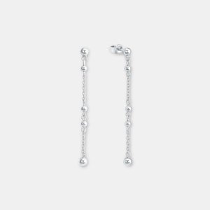 AMOR, Amor Ohrhänger Damen Silber ONE SIZE, Amor - Ohrhänger, One Size, Silber