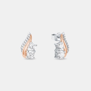 AMOR, Amor Ohrstecker Damen Silber ONE SIZE, Amor - Ohrstecker, One Size, Silber